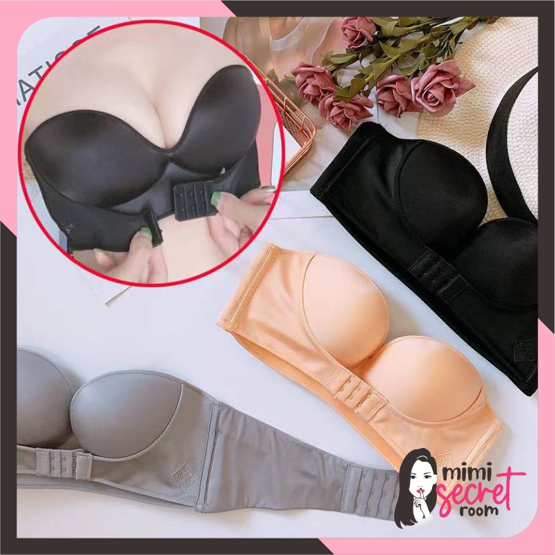 ❤ MIMI ❤ Bra Wanita Dengan Model Tanpa Tali Strap Dan Bahan Non-slip Bergaya Sexy BH Murah