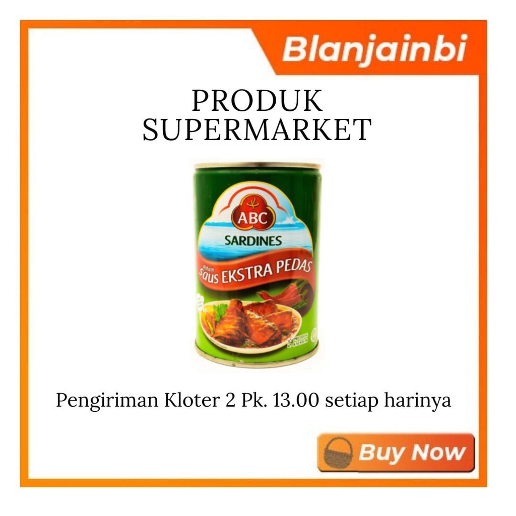 

ABC Sardines Saus Extra Pedas
