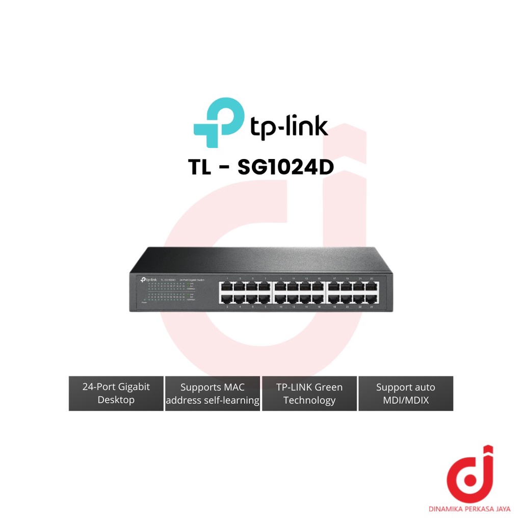 SWITCH HUB TP-LINK 24 PORT GIGABIT TL-SG1024D