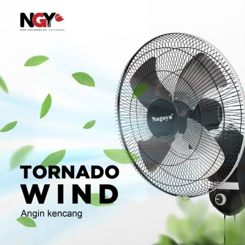 Kipas Angin Dinding Gantung Besi 18 inc / Nagoya Tornado Wall Fan NG-18WF / Matsunichi WF328-1801