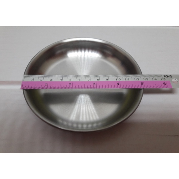 

Unik BIMA KITCHEN PLATE STAINLESS 12 CM / WADAH STAINLESS 12CM /BP0113312NP