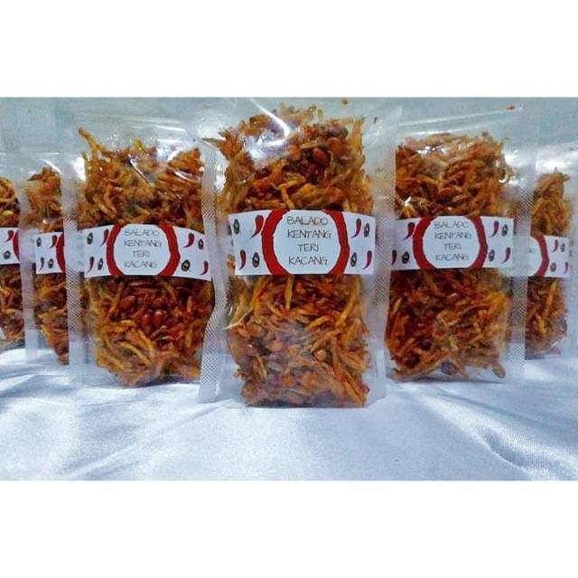 

BALADO KERING KENTANG TERI KACANG (KERING KENTANG MUSTOFA) berat bersih 100gr