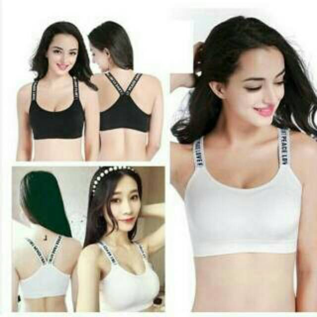 SPORT BRA GYM YOGA WITH PAD PAKAIAN DALAM - BRA WANITA HIGH QUALITY