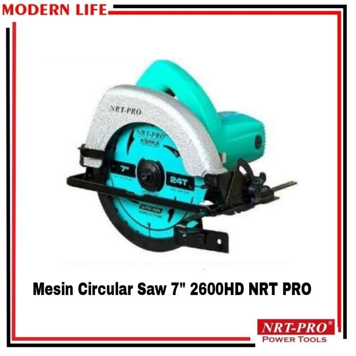 Saw | Mesin Gergaji Circular Saw 2600Hd Nrt Pro Termurah