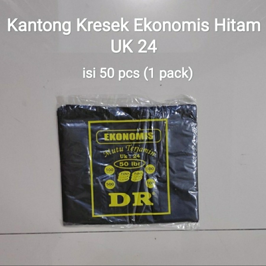 Kantong Kresek Hitam isi 50pcs/Kantong Plastik isi 50pcs/Kantong Olshop/Plastik Olshop/Kantong Packing/Plastik Packing/Kantong Sampah/Plastik Sampah/Eko 35/Eko 28/Eko 24/Eko 15