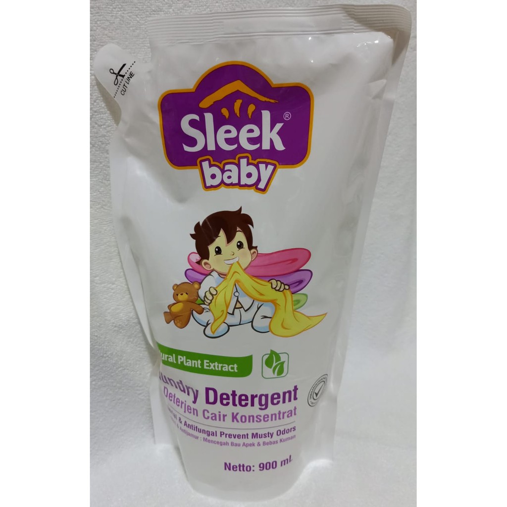 Sleek Baby Laundry Detergent 900ML Pouch Shopee Indonesia
