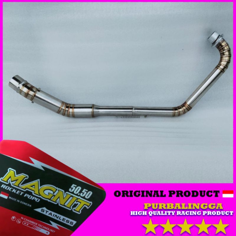 pipa leher knalpot CB 150R old full cacing stainles