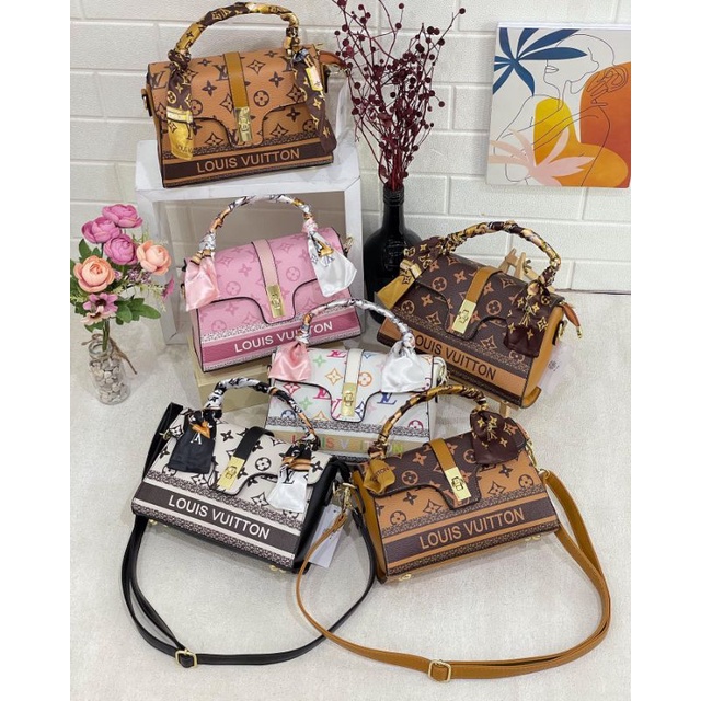 Tas Selempang Wanita Shoulderbag Louis Vuiton Twist Tas Slempang Import Murah Shoulder bag LV