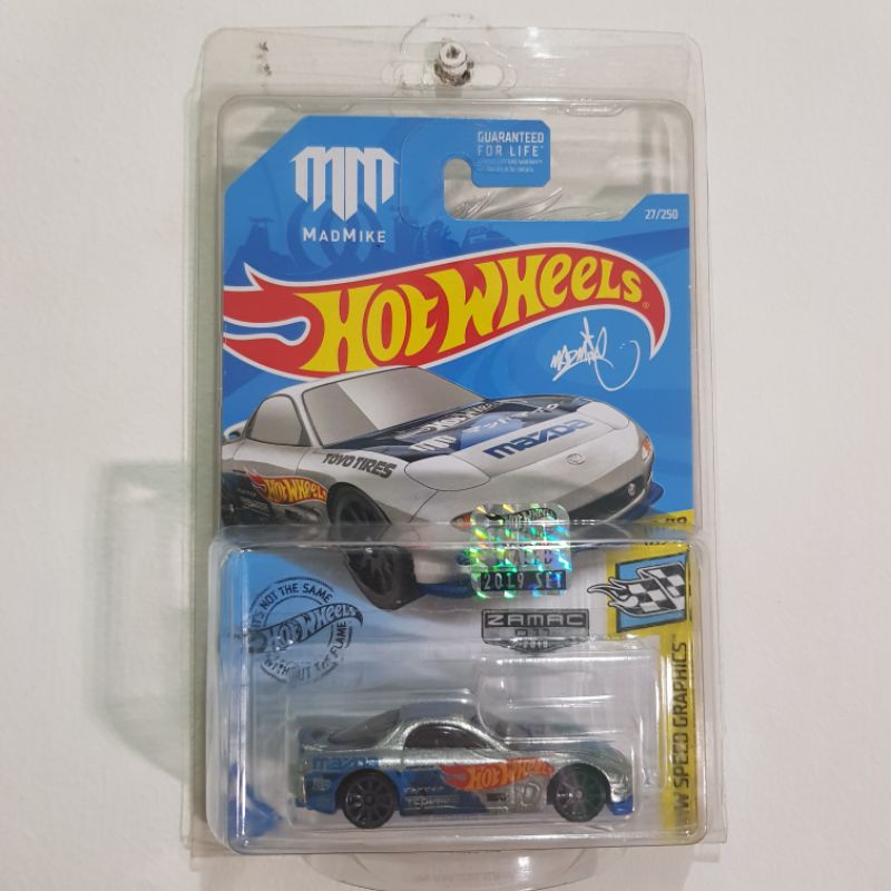 Hotwheels ZAMAC 95 Mazda RX-7 Factory Sealed