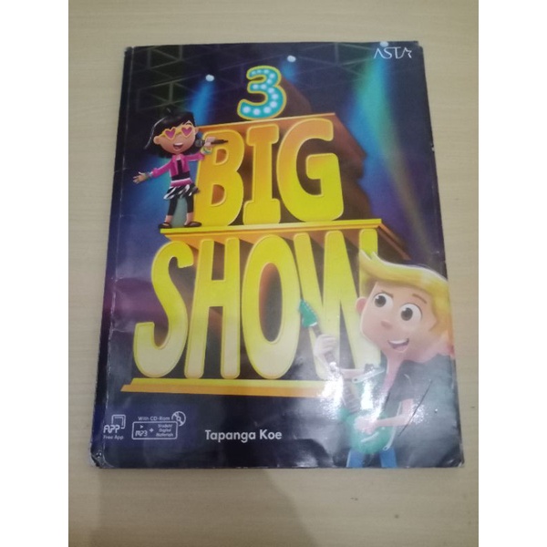 Big show 3 student book kondisi 93%+ CD Original buku bekas