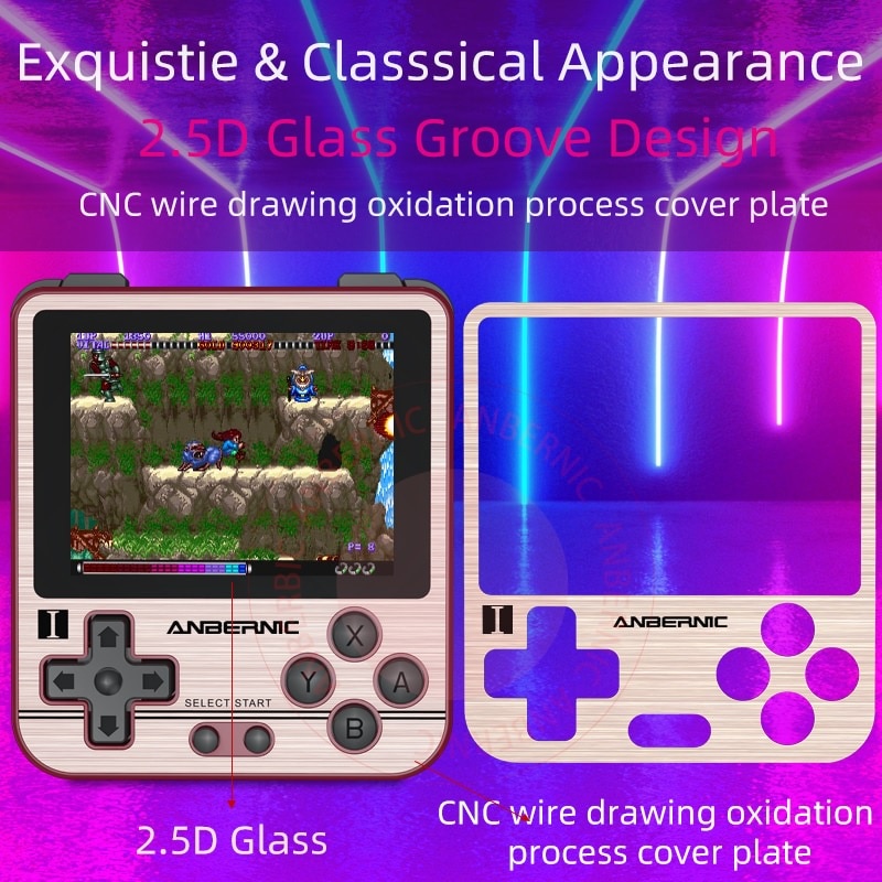 ANBERNIC RG280V - Emulator Retro Game Console 16GB 2.8-inch IPS Screen