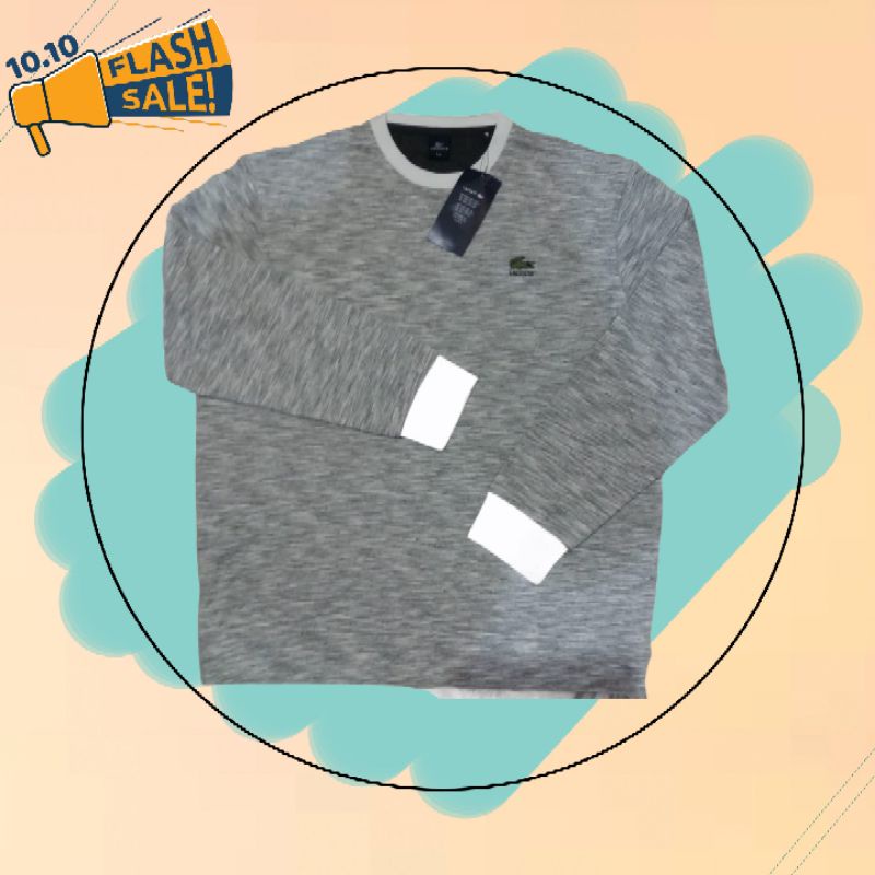 sweater lacoste hoodie lacoste crewneck lacoste sweater wanita sweater couple pasangan