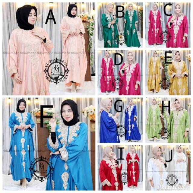 Kaftan kanaya by riska mode