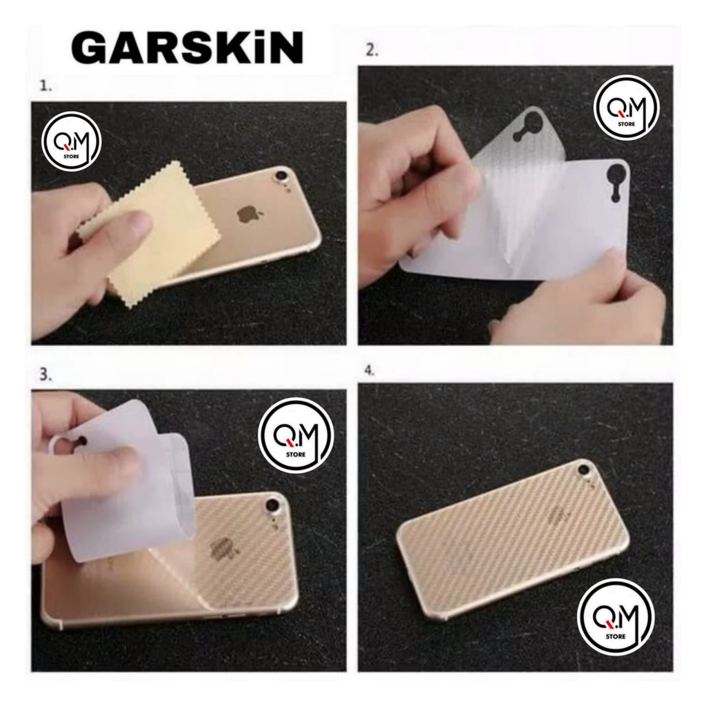 GARSKIN Skin Carbon 9D INFINIX HOT 11 / 11S  / 10S / 10S NFC SKIN CARBON High Quality Pelindung Back Cover