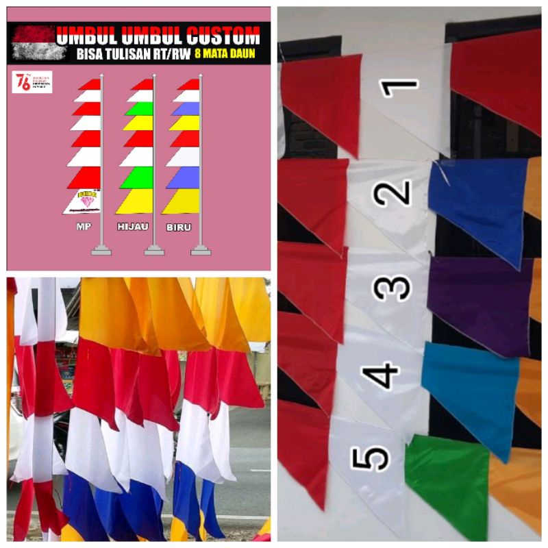 bendera umbul2 zig zag