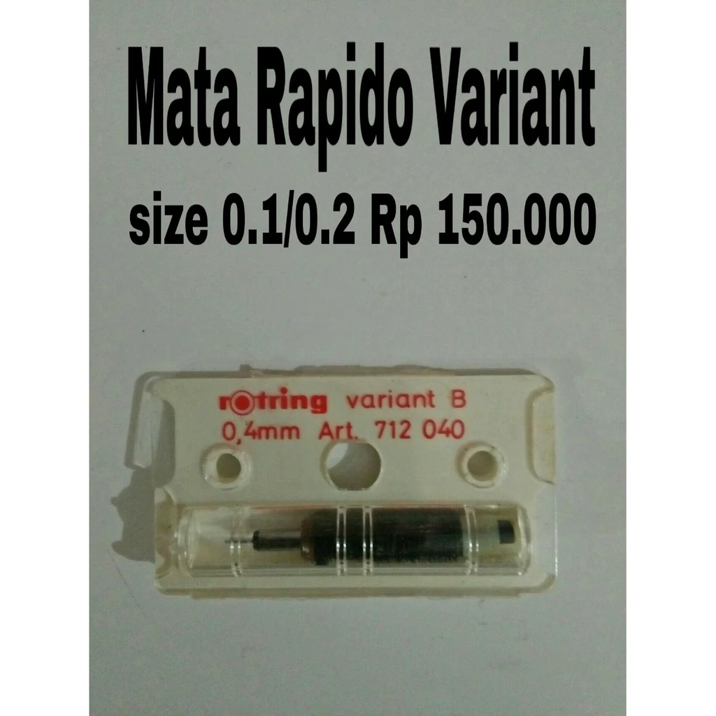 

Mata Rapido Rotring Variant Baru