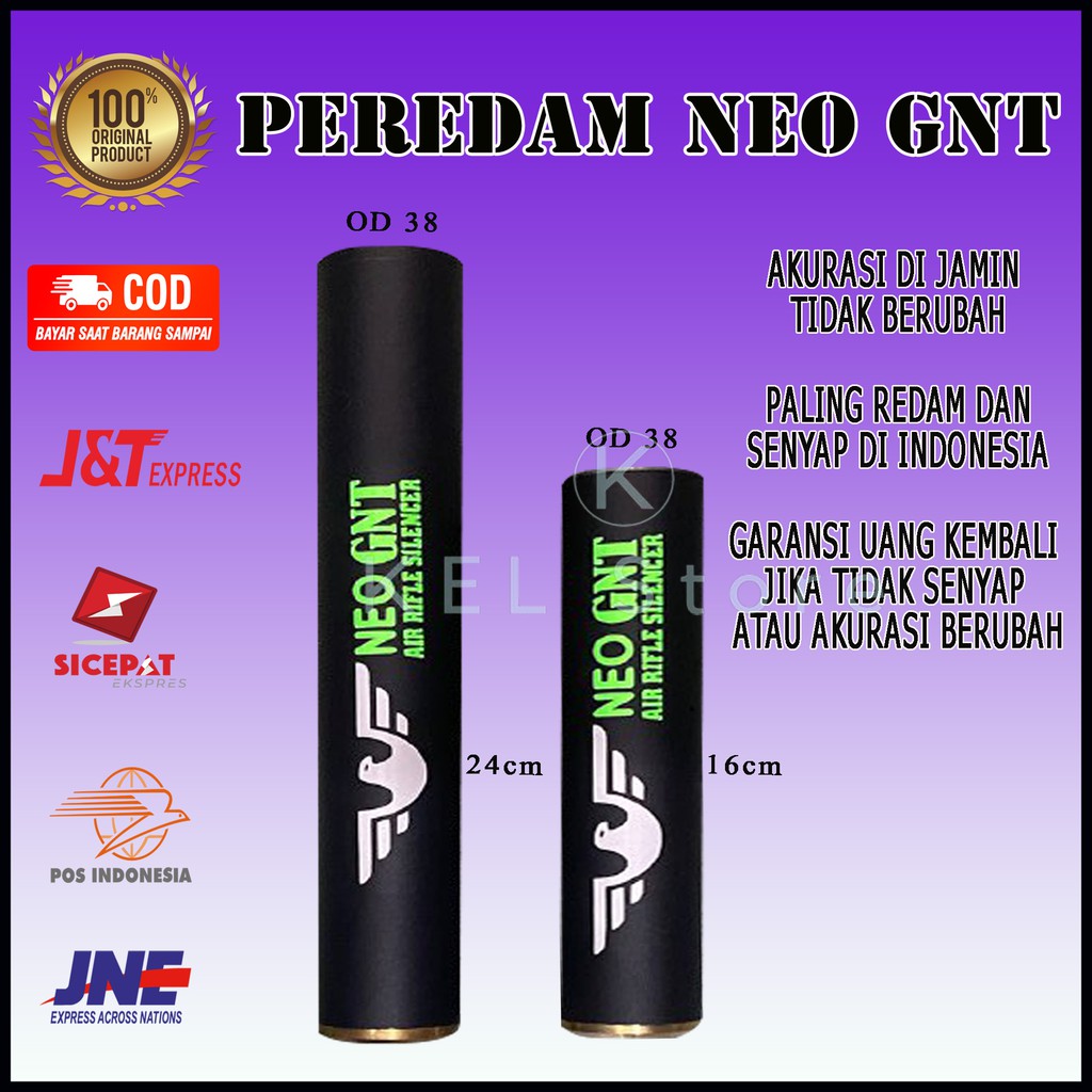 Peredam Neo GNT Super Senyap OD 38 Drat Kuningan
