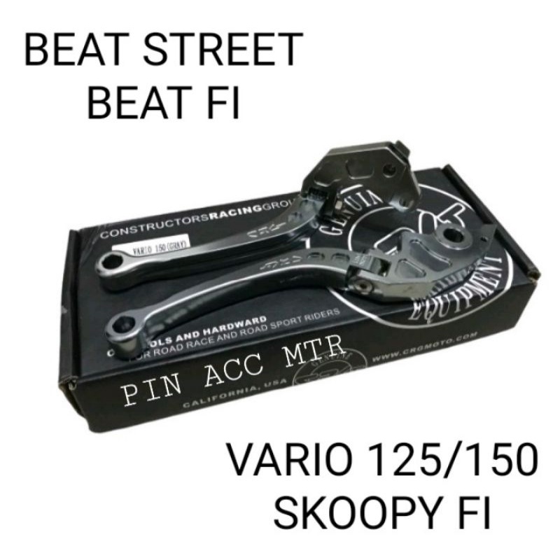 HANDLE REM VARIASI ALMUNIUM CNC CRG VARIO 125/150 SKOOPY FI BEAT FI BEAT STREET