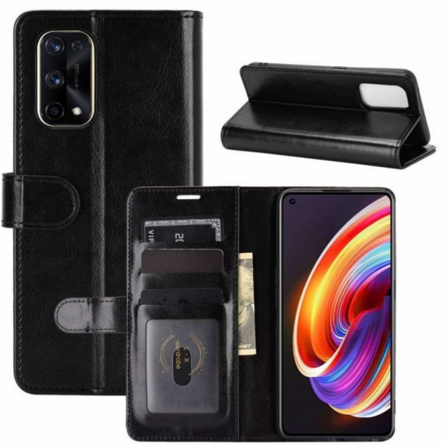 Leather Flip Cover Xiaomi Redmi Note 10 5G / Poco M3 Pro 5G Poco M5 2022 5G Wallet Cover Case Kulit Premium Sarung Dompet Casing