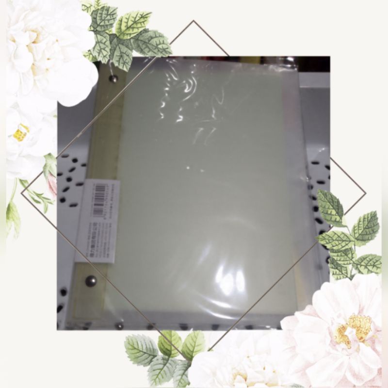 

Binder A5 + isi 60 lembar tranparan