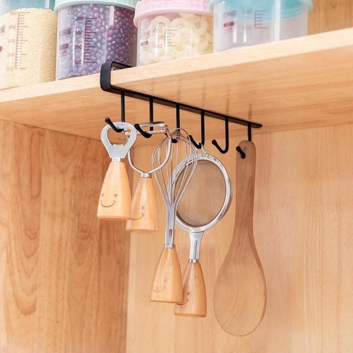 Kitchen Shelf Storage / Kitchen Organizer Hook / Rak Dapur