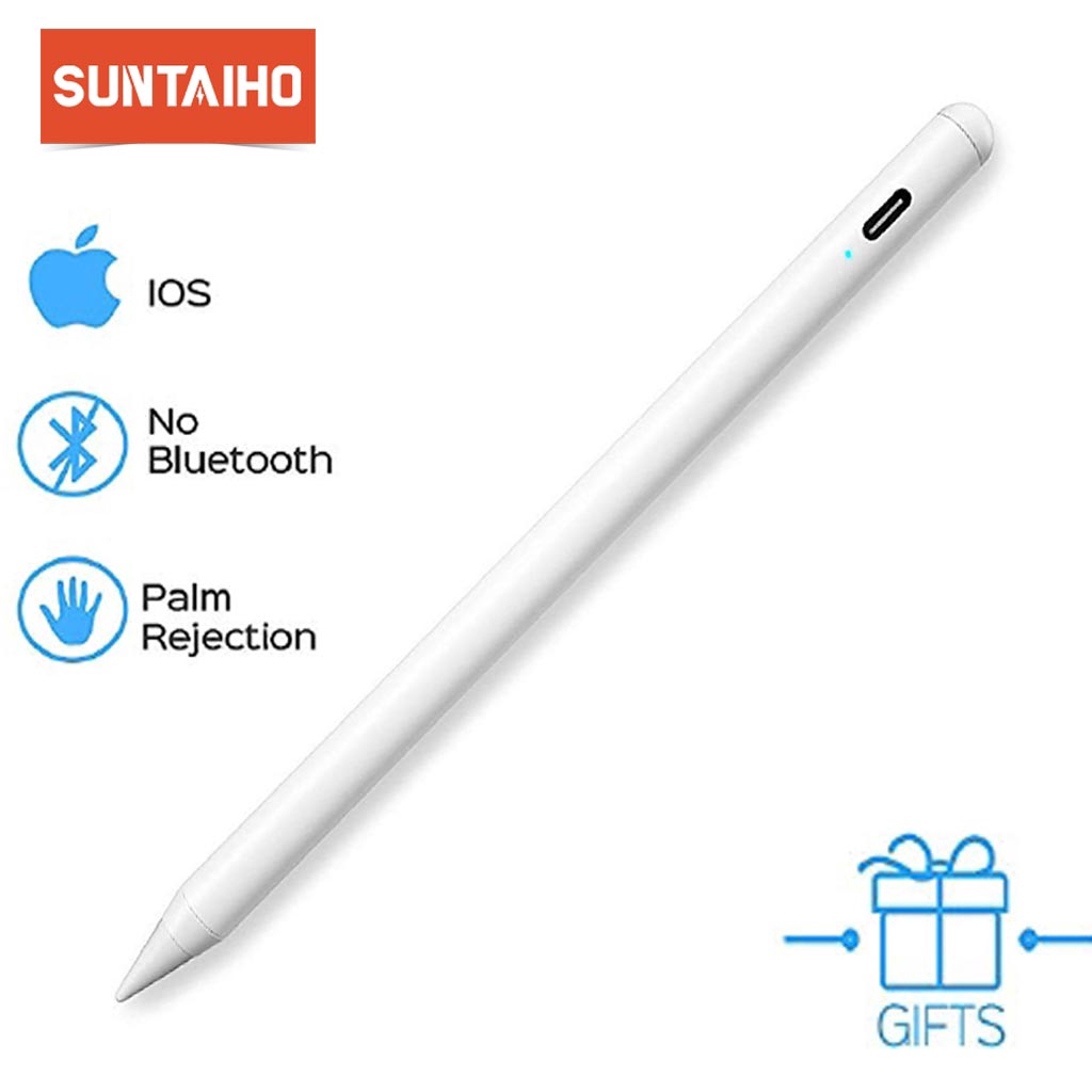 S   untaiho Pencil Stylus Pen Palm Rejection for 2019 iPad