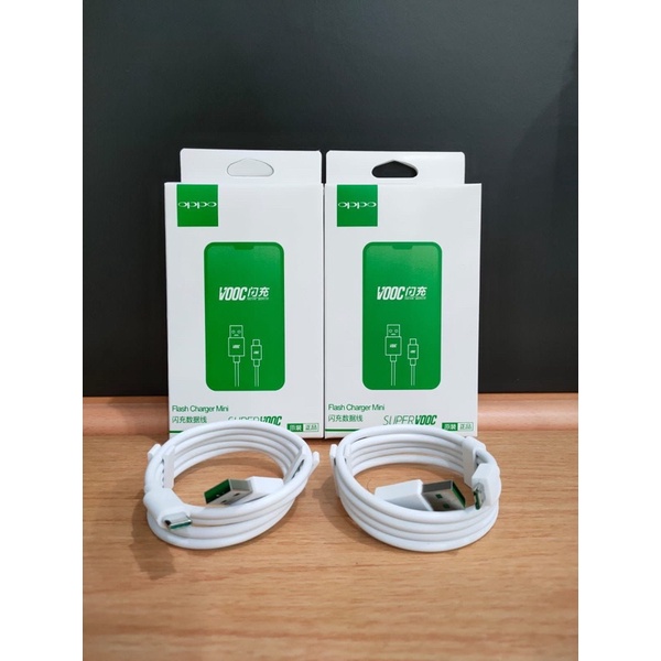 Kabel Data Original 100% Vooc Oppo USB Type C Super Flash Up Data Line