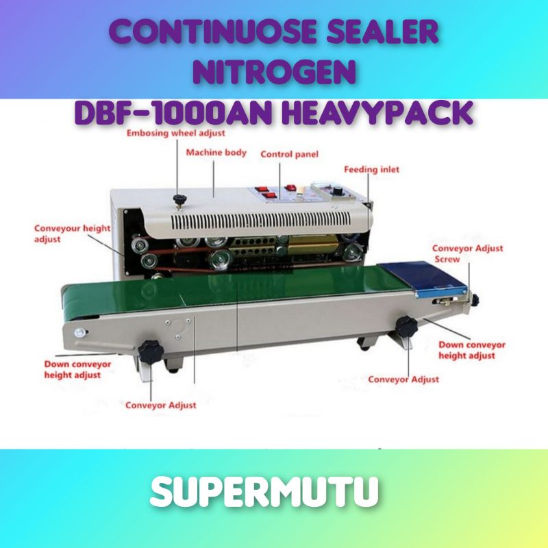 Continuose Sealer Nitrogen DBF-1000AN HEAVYPACK