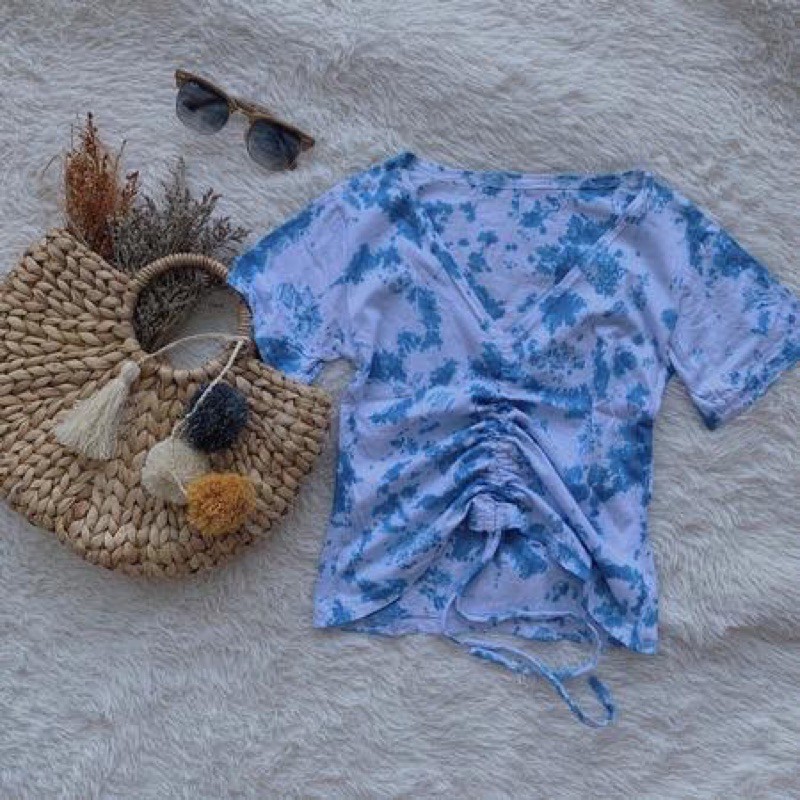 tie dye crop/tie dye Sabrina/kaos tie dye murah