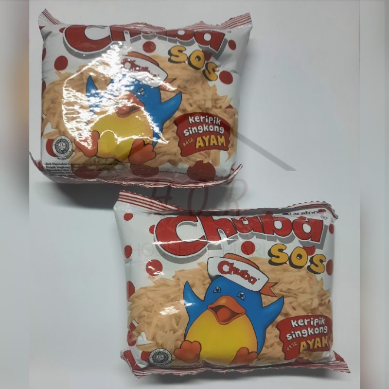 CHUBA KERIPIK SINGKONG SOS RASA AYAM CHUBA CORN CHIPS