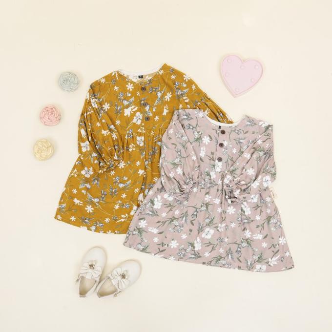 Fiore Dress Tunik Rayon Anak Perempuan ORI 100%