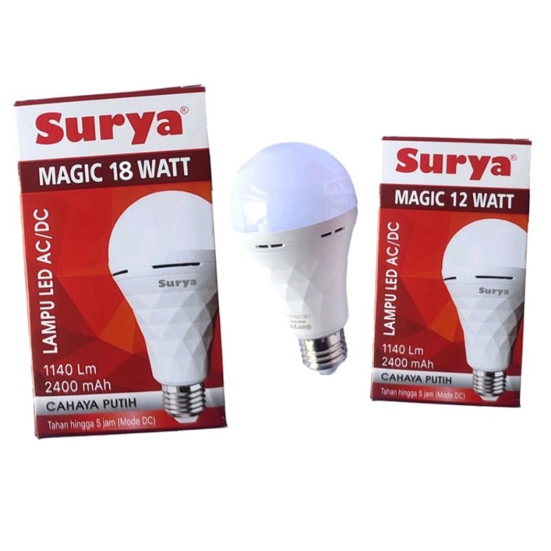 lampu Surya 18 Watt  AC DC lampu otomatis lampu Surya magic 18 watt