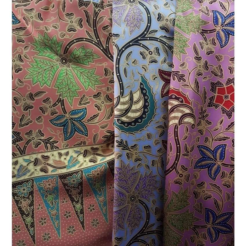 BATIK SUTERA SUTRA HALUS BAHAN METERAN SARIMBIT COUPLE KELUARGA