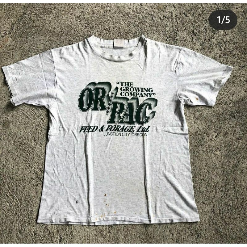 KAOS VINTAGE SECOND PAKAIAN PRIA THE GROWING COMPANY SECOND