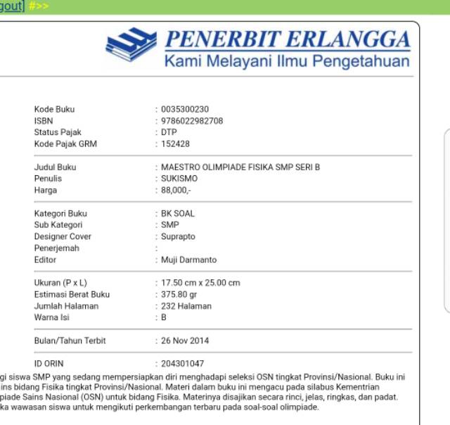 Buku Maestro Olimpiade Fisika Smp Seri B Shopee Indonesia