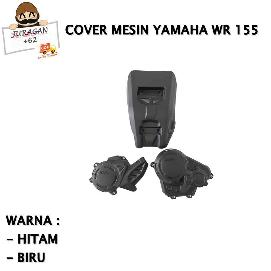 TUTUP COVER MESIN ENGINE GUARD LUMPUR MOTOR TRAIL YAMAHA WR 155