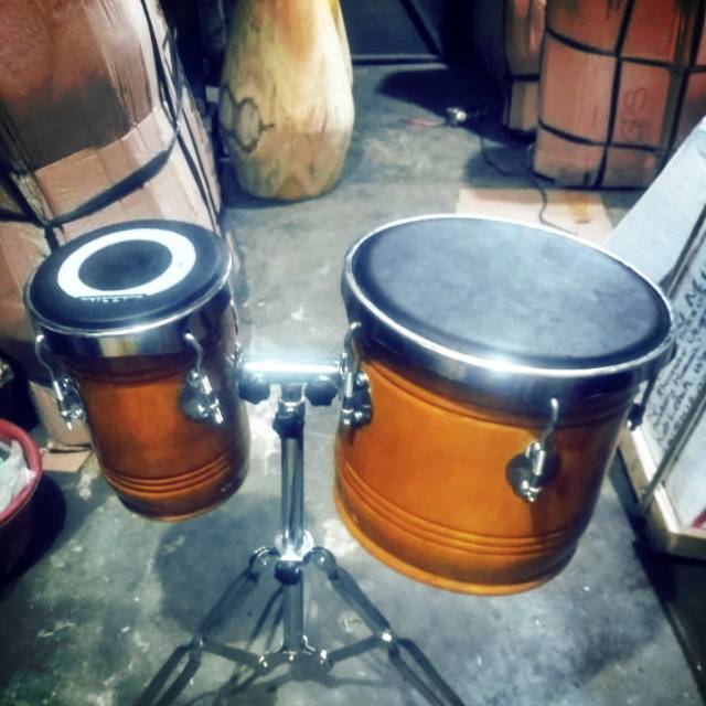 Gendang Ketipung Dangdut Koplo Tabla Kayu Nangka plus stan