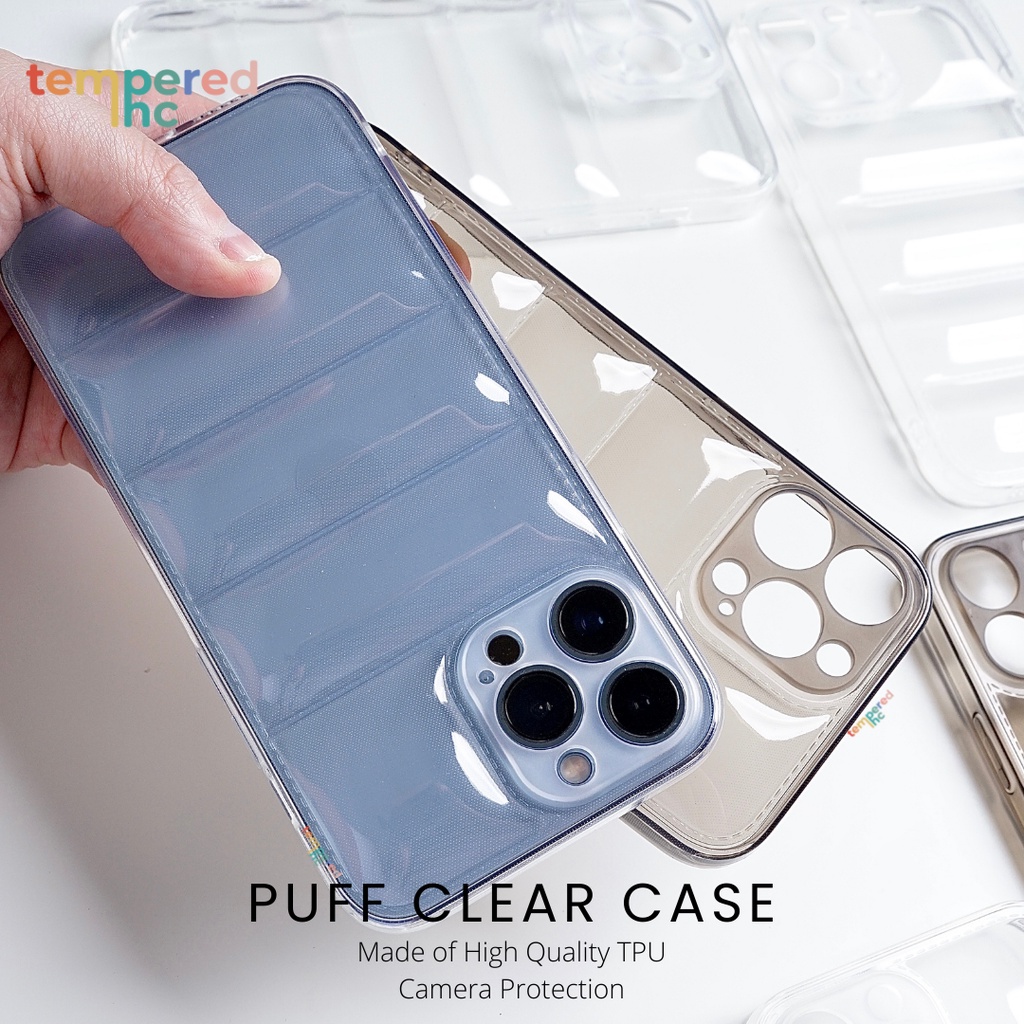 NEW !! THE PUFF Clear Case Iphone ( Iphone x - 13 pro max Ready )