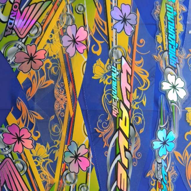 Striping Transpara Supra 125 Betmen Wave Hologram