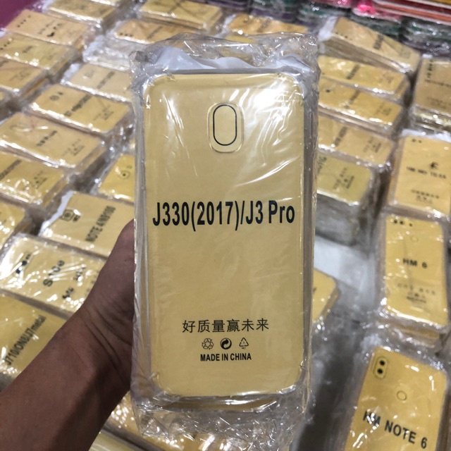 SOFT CASE KONDOM ANTI CRACK SAMSUNG GALAXY J330 (2017)/J3 PRO CASING SILICON