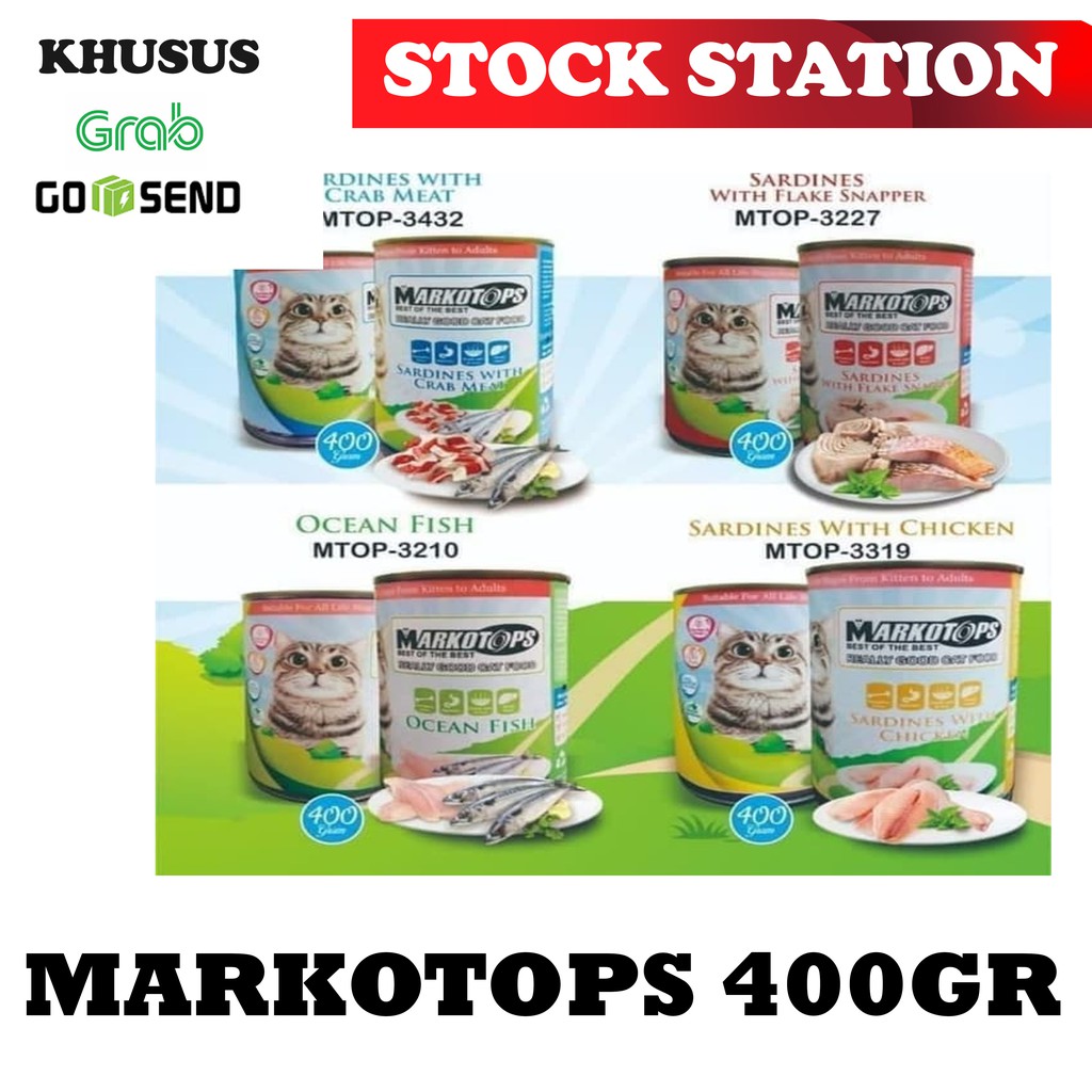 MARKOTOPS Kaleng 400gr All varian isi 24pcs