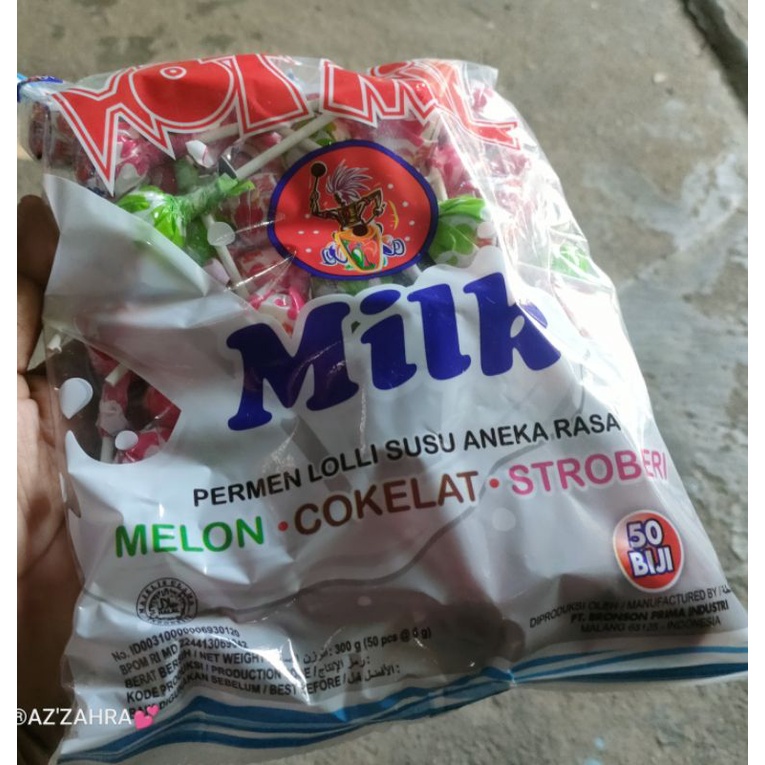 

permen hotmilk pak isi 50 ...