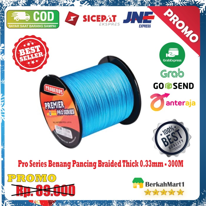 Benang Senar Pancing Proberos Premier Pro Series Braided - 300M