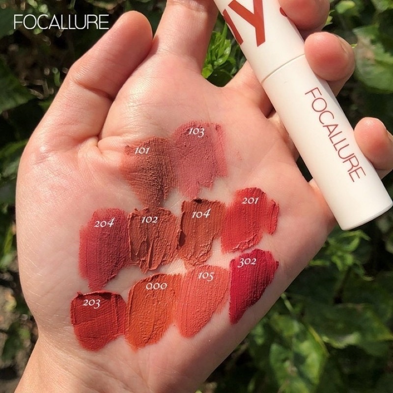 FOCALLURE New Lipstik Cream Velvet-Mist Matte Lip Clay Matte Lip Mousse Cream Lipmate Lipcream Focallure