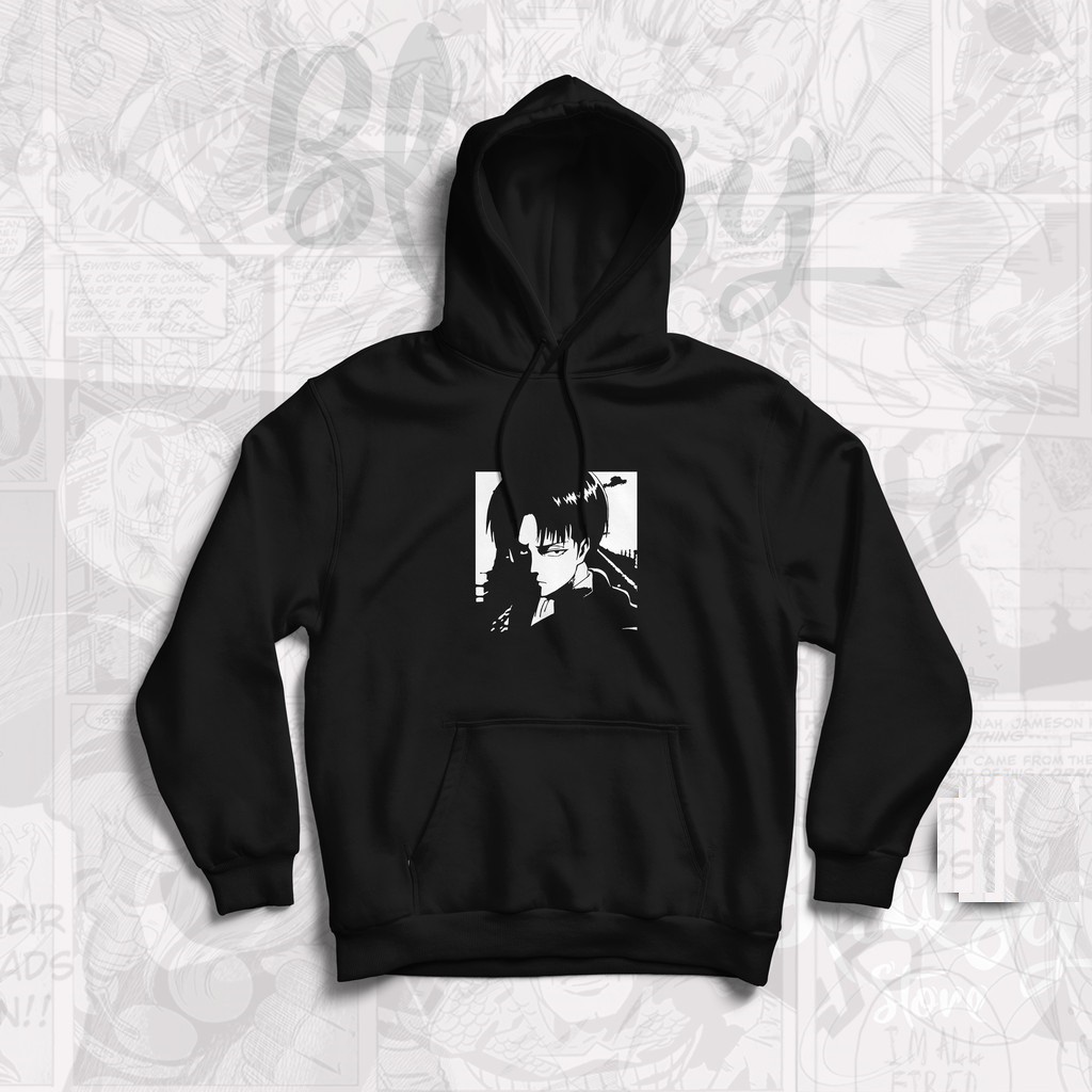 HOODIE SWEATER ATTACK ON TITAN LEVI ACKERMAN SCOUTING LEGION / JAKET CAPTAIN LEVI SURVEY CORPS