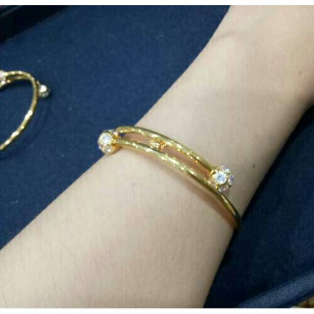  Gelang  emas  asli kadar 875 model tinju  Shopee Indonesia