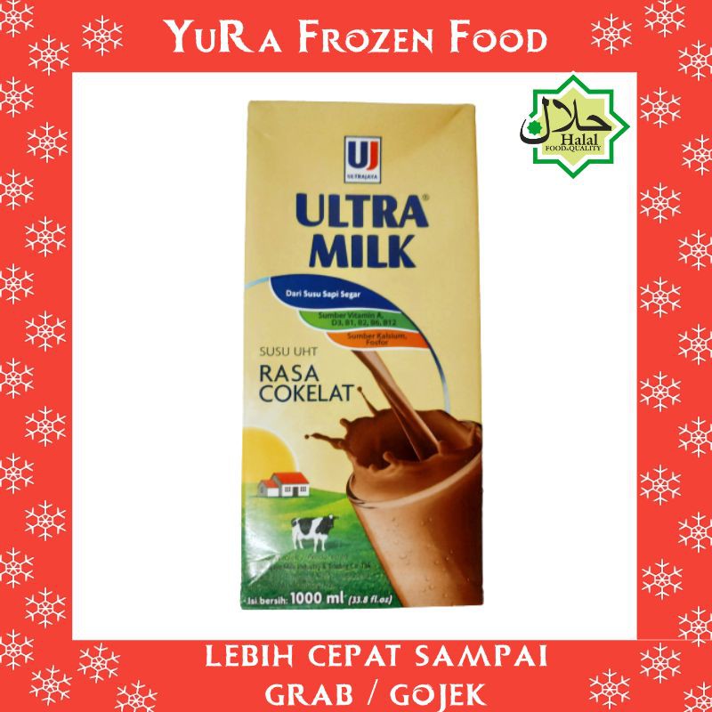 

Susu ULTRA Milk UHT 1L Full Cream / Coklat