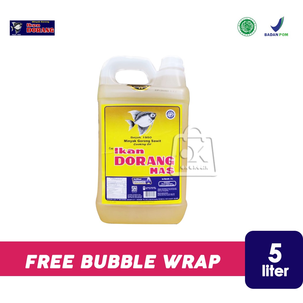 

Minyak Goreng Ikan Dorang (Jerigen 5L)