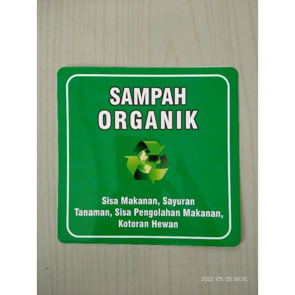 

Stiker Sampah Organik dan Anorganik