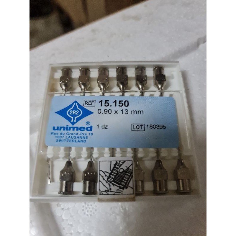 Jarum suntik Unimed 0,9x13mm untuk Socorex